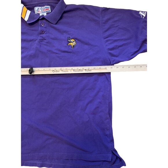 Logo Athletic NFL Pro Line Minnesota Vikings Polo Shirt XXL - Picture 3 of 8